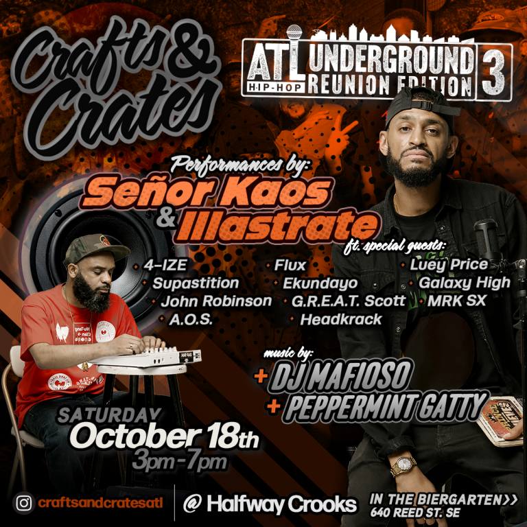 October ’25 Crafts and Crates – ATL Underground Reunion